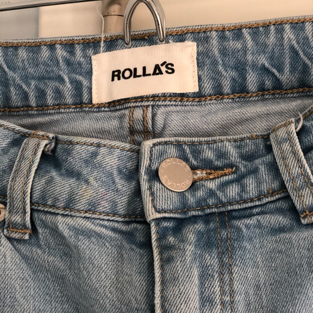 Rolla’s high rise straight jeans